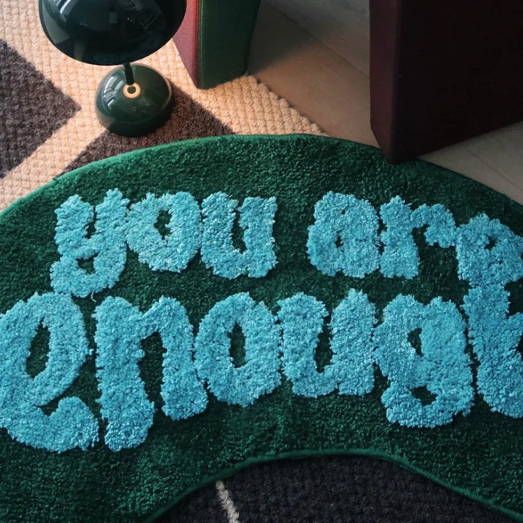 Large Rug You Are Enough Anti-Slip Rug