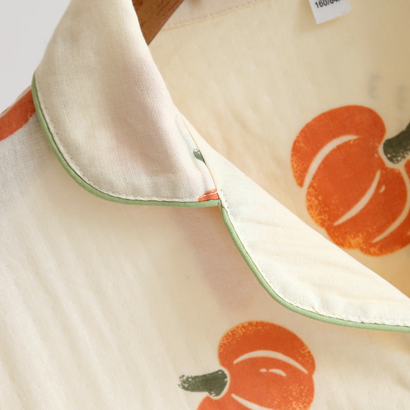 Pumpkin Latte Cotton Pyjama Sets