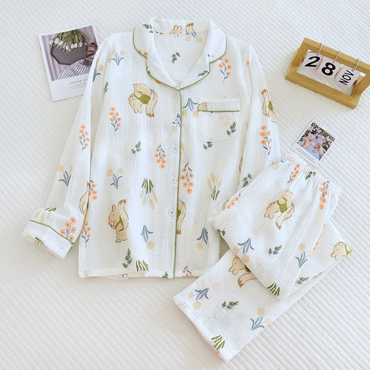 Robinwoods Squirrels Print Cotton Pyjama Set