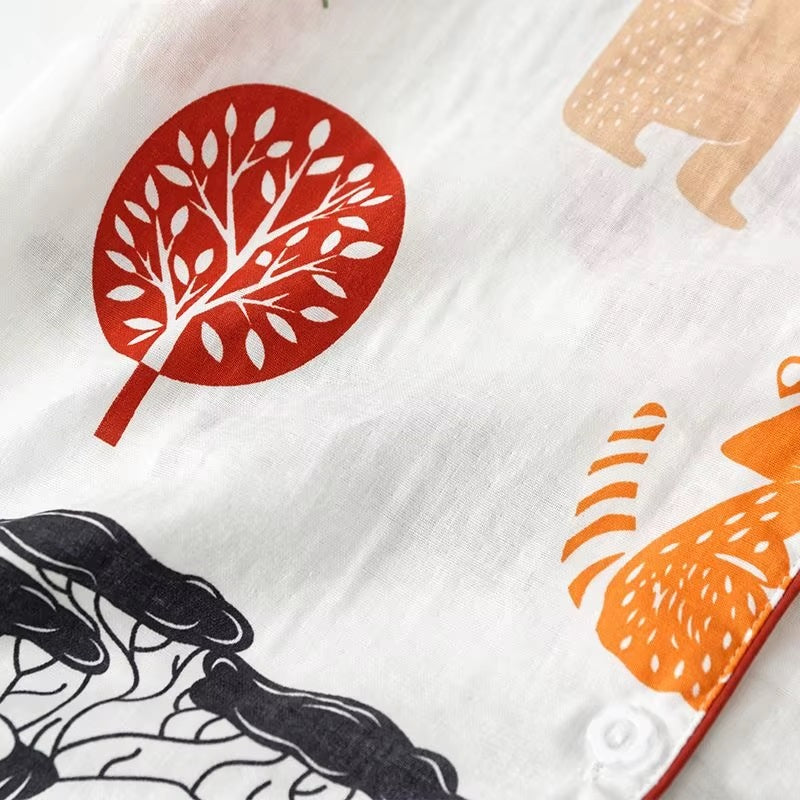 Seasonal Woodland Cotton Pyjamas
