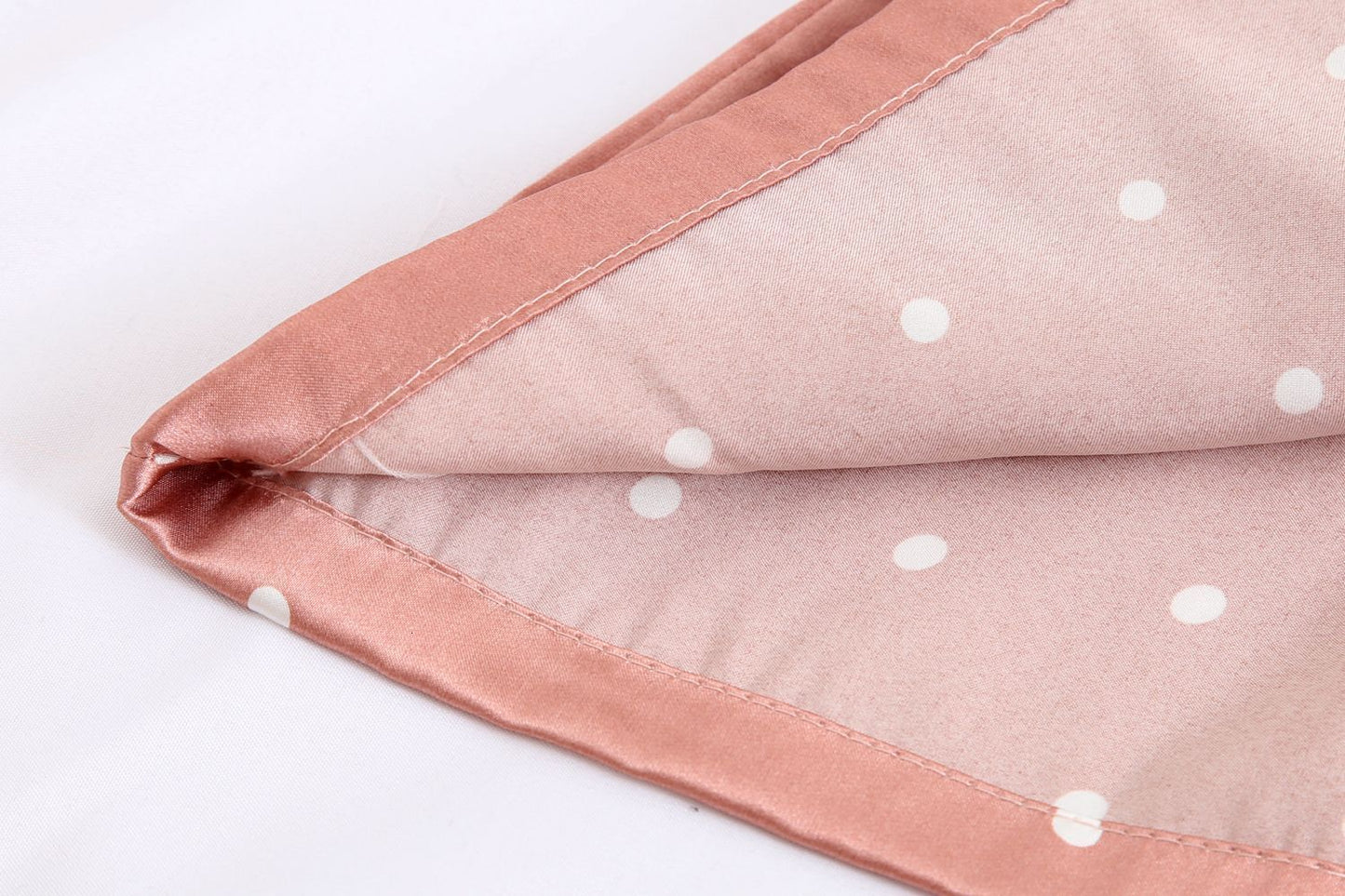 Satin Comfort Polka Dot Three-piece Pajama Set