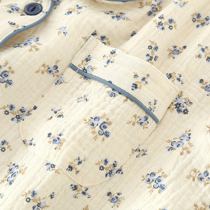 Pure Cotton Floral Women Pajama Sets