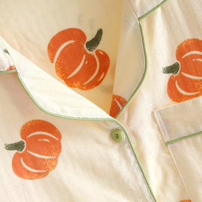 Pumpkin Latte Cotton Pyjama Sets