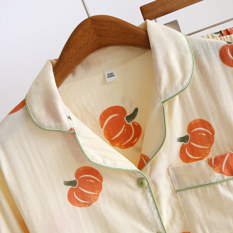 Pumpkin Latte Cotton Pyjama Sets