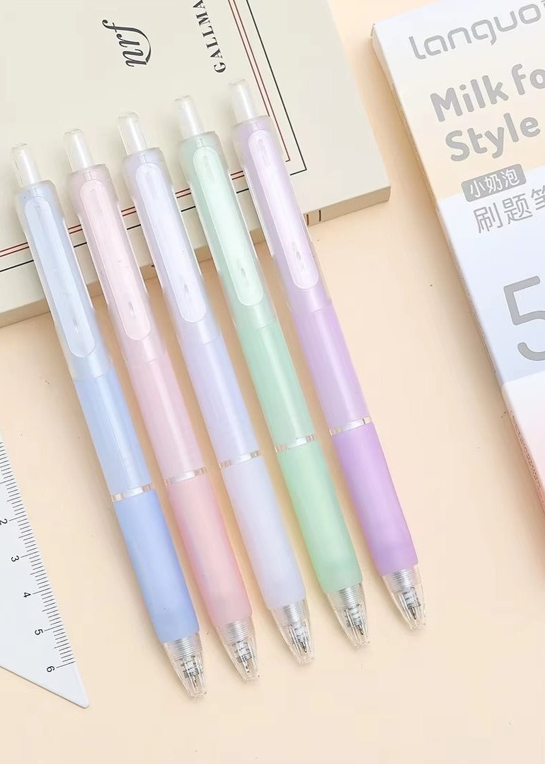 Coffee Milkshake Cute Gel Pens (set of 5)