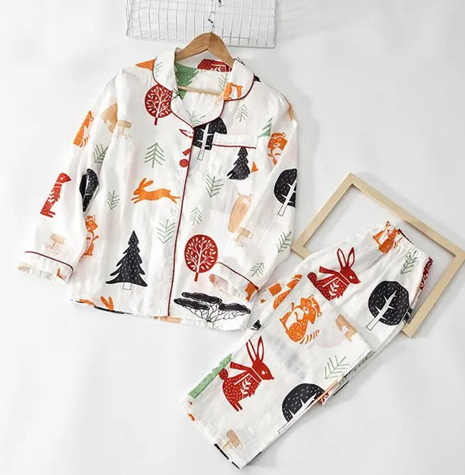 Seasonal Woodland Cotton Pyjamas