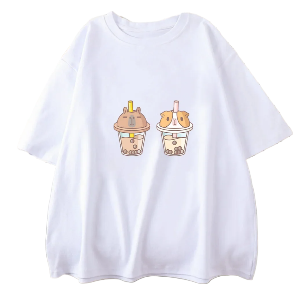 Bubu x Moonch Boba Tea Version T-Shirts