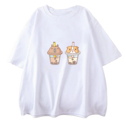 Bubu x Moonch Boba Tea Version T-Shirts