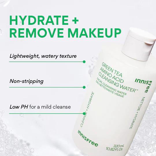 innisfree Green Tea Amino Hydrating Cleansing Water 320ml