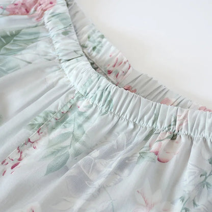 Grandiflora Rose Print Pyjamas Set