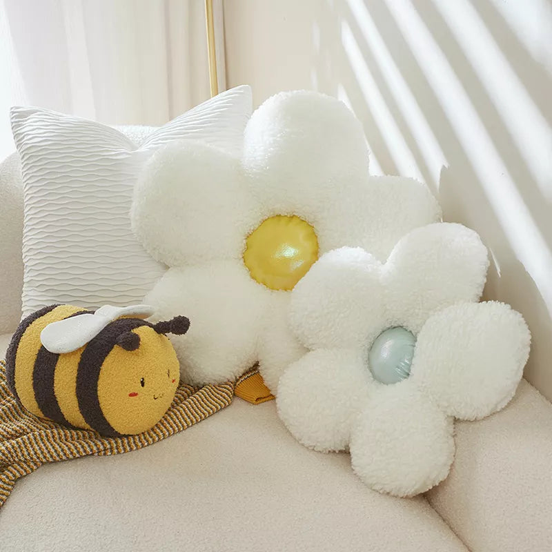 Bumble Bee and Daisy Cushions