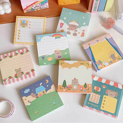 Kawaii Cartoon Memo Pads