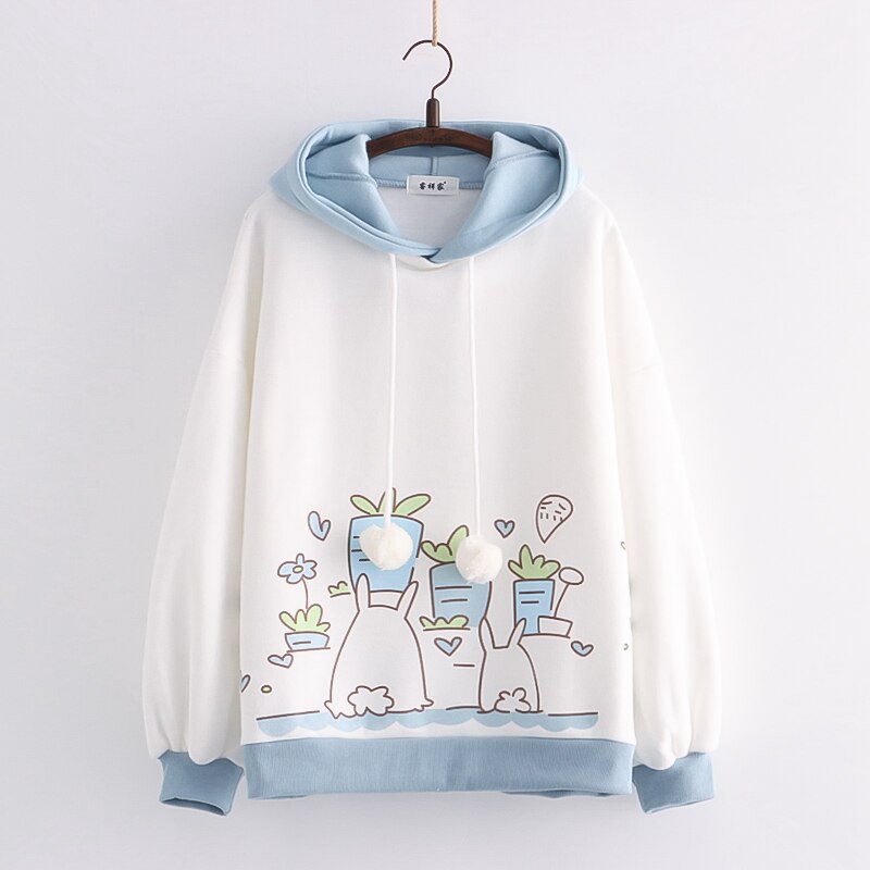 Cute blue hoodies best sale