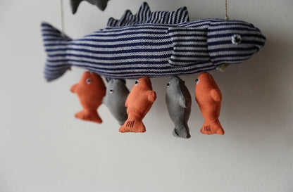 Scandi Colourful Fish Decor Hanging