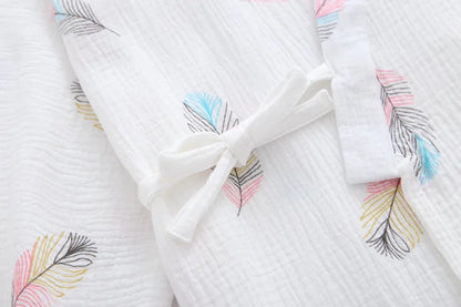 Dolce Feather Print Pyjamas Set