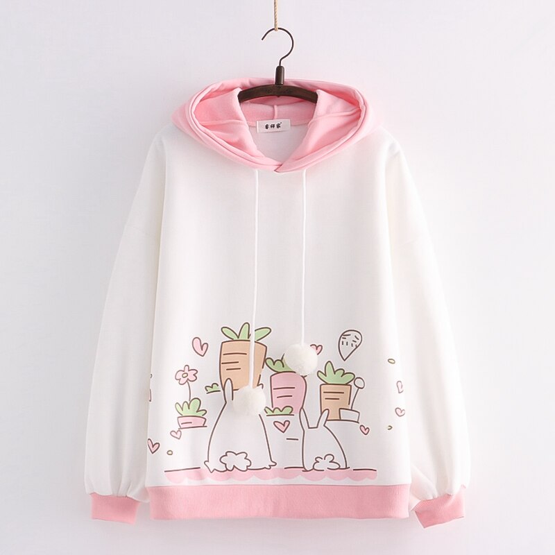 Bunny hoodie for online girls