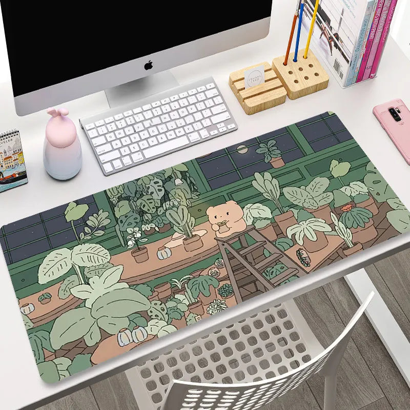 Little Bear Gardener Night Shift Deskmat