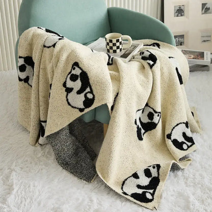 Little Pandas Sofa Throw Blanket