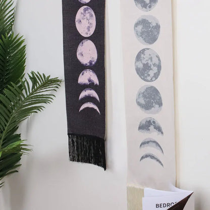 Lunar Cycle Hanging Tapestry Luna Love Home Decor