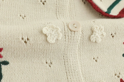 Rose Garden Retro Knitted Cardigan