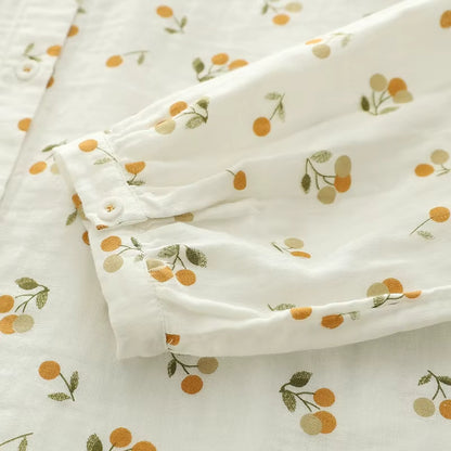 Cherry Print Women Blouse