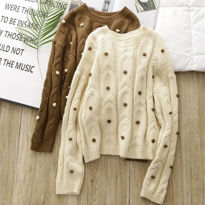 Cozy Snowday Knitted Sweater