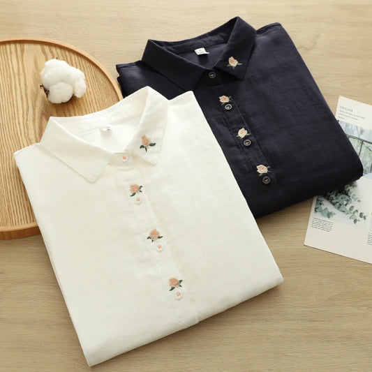 B&Y Rosy Touch Cotton Shirt