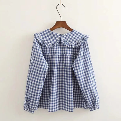 Hartley Plaid Women Blouse