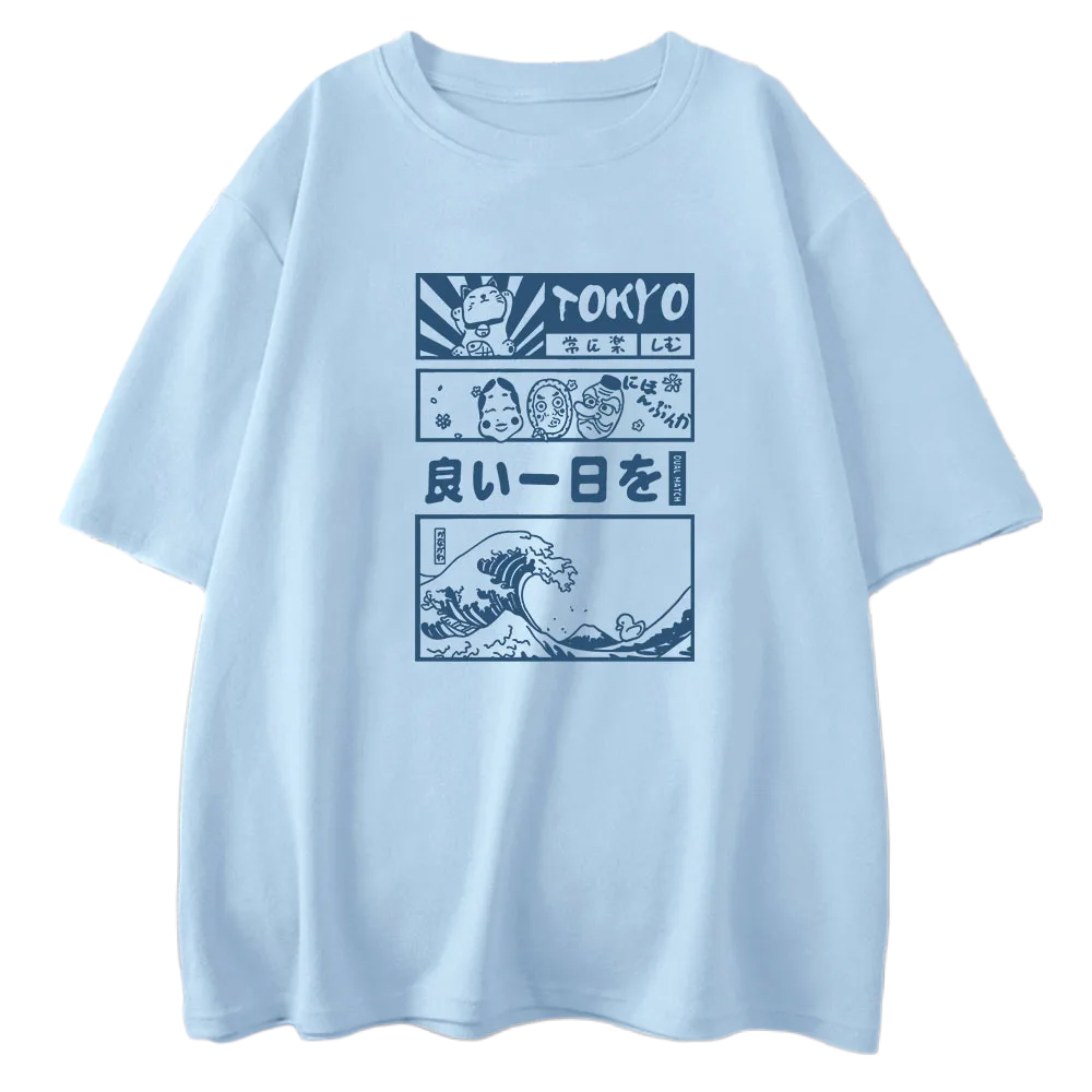 Tokyo Manga Summer Print T-shirt