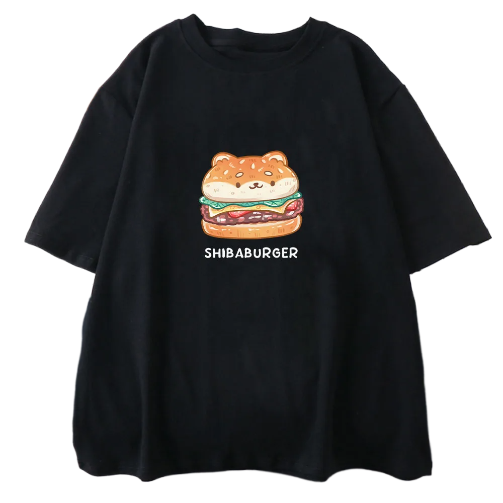 Funny Shiba Inu Burger T-Shirt