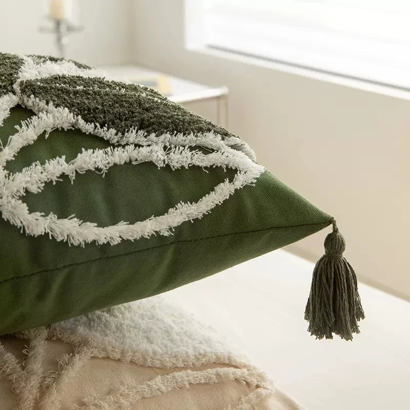 Foliage Tufted Cushion Covers