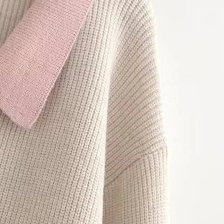 Pastel Knitted Collared Cardigans