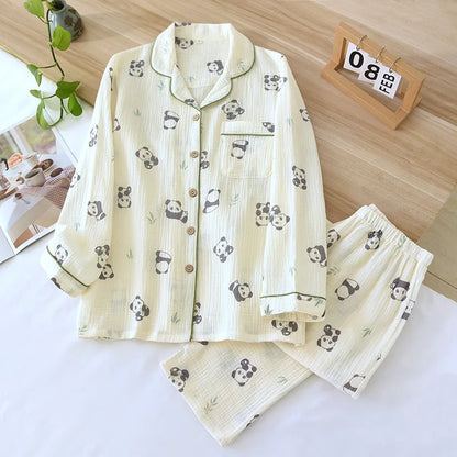 Baby Panda Cotton Pyjamas Set