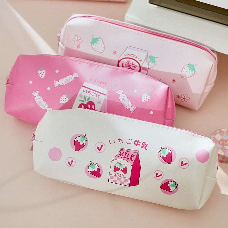 Strawberry Milk Candy Pencil Case