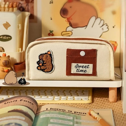 Capybara Sweet Time Pencil Case