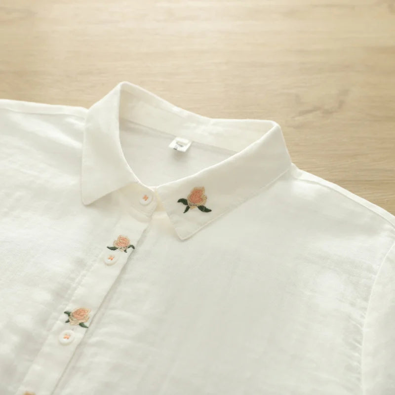B&Y Rosy Touch Cotton Shirt