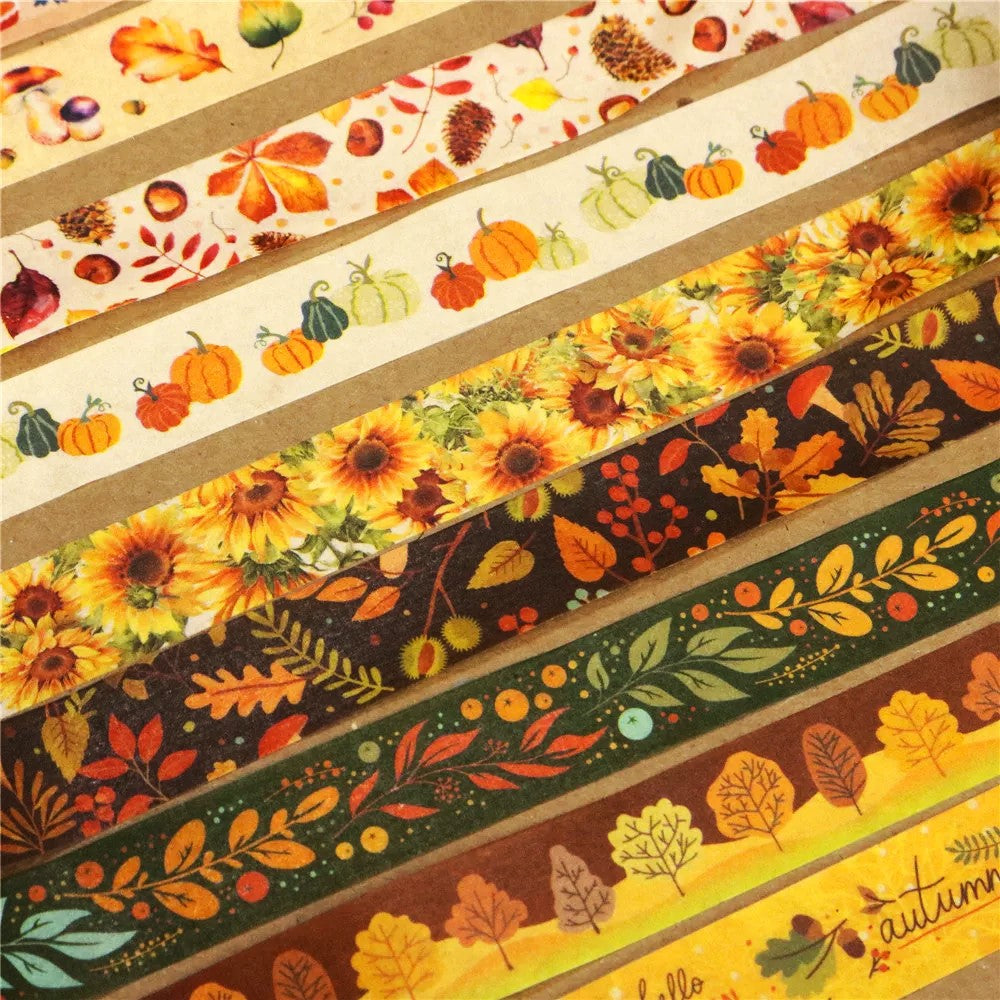 Autumn Charm Washi Tapes (set of 10)