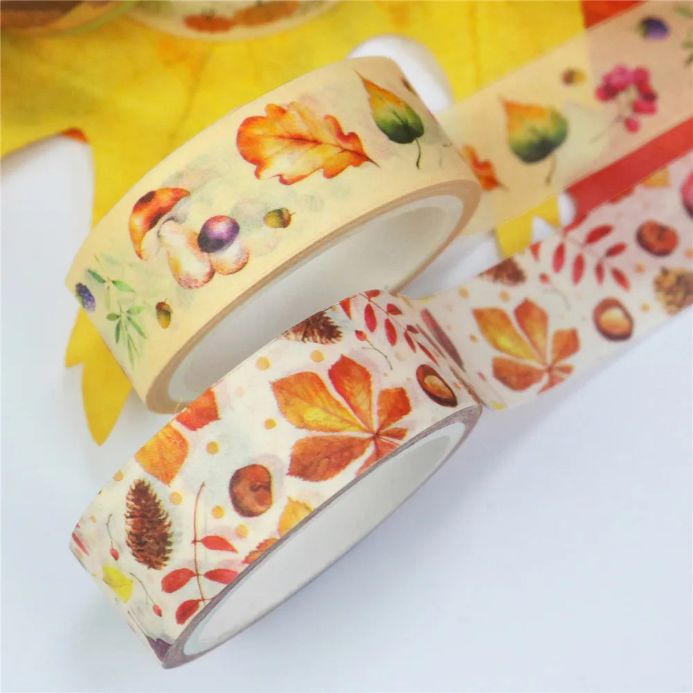 Autumn Charm Washi Tapes (set of 10)