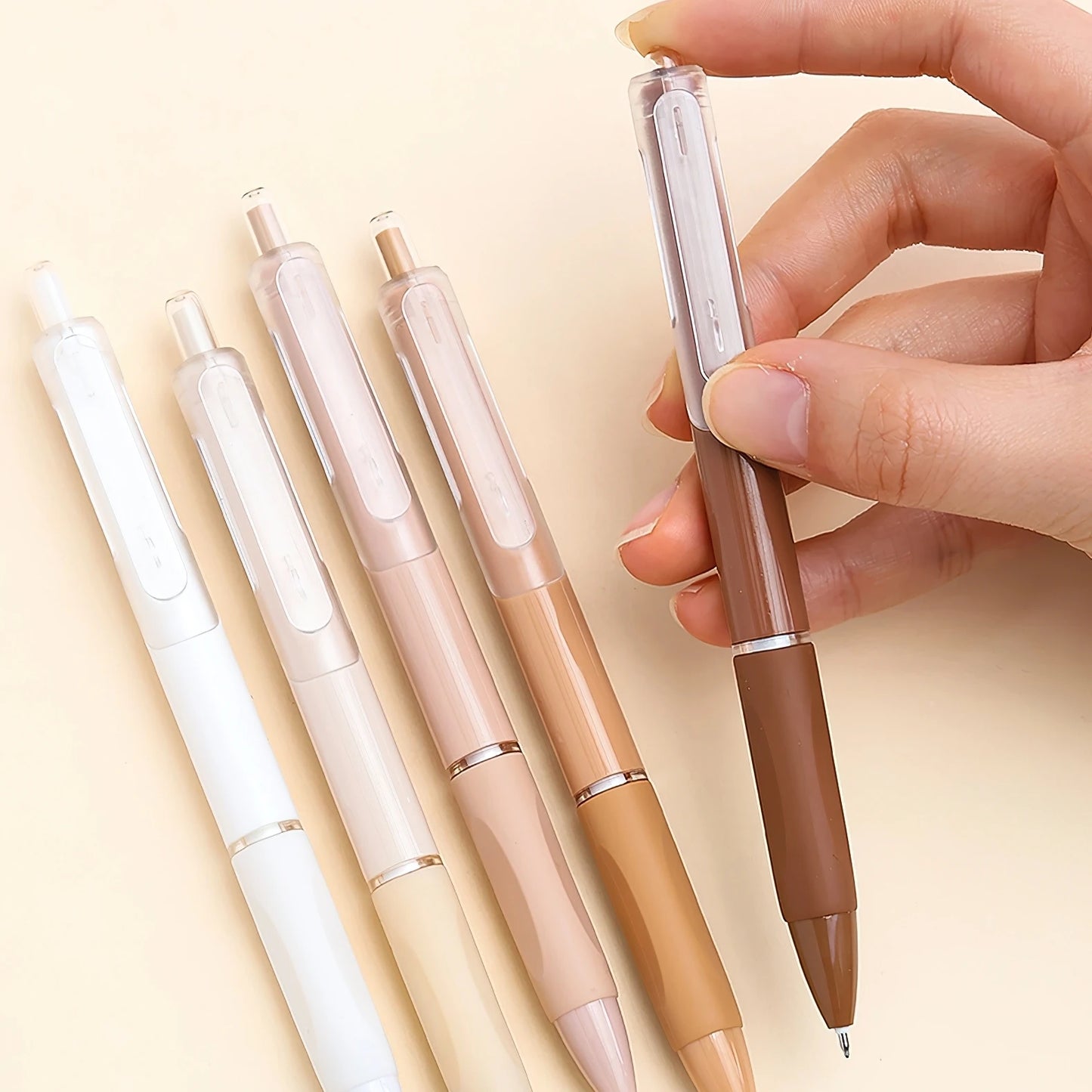 Coffee Milkshake Cute Gel Pens (set of 5)