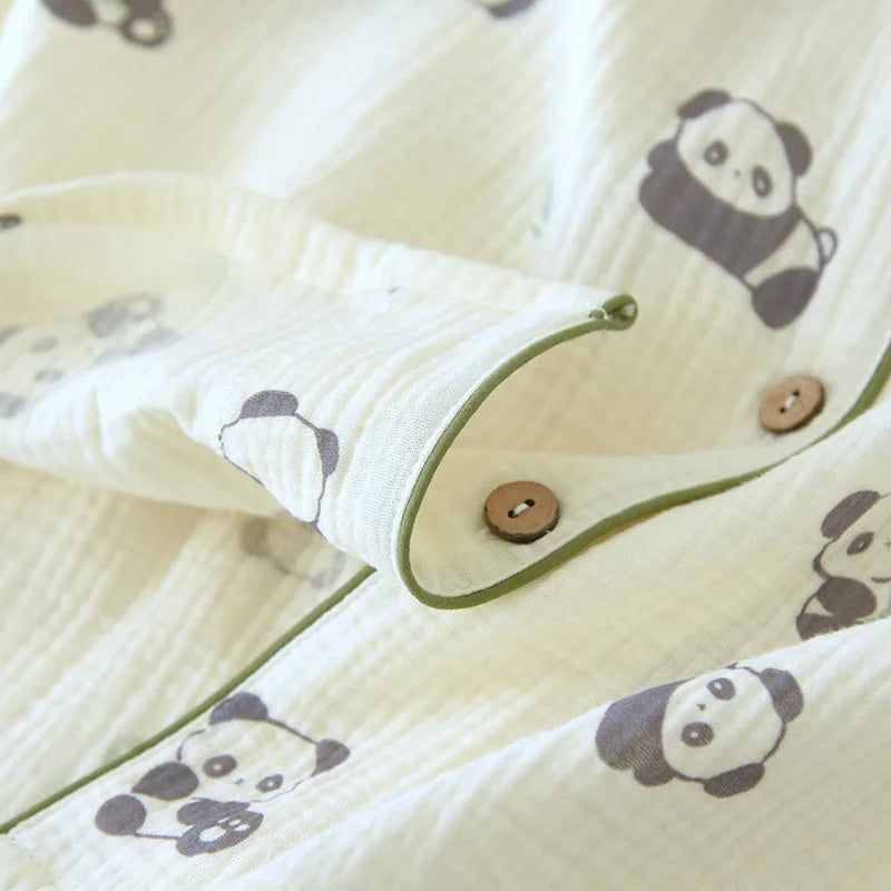 Baby Panda Cotton Pyjamas Set