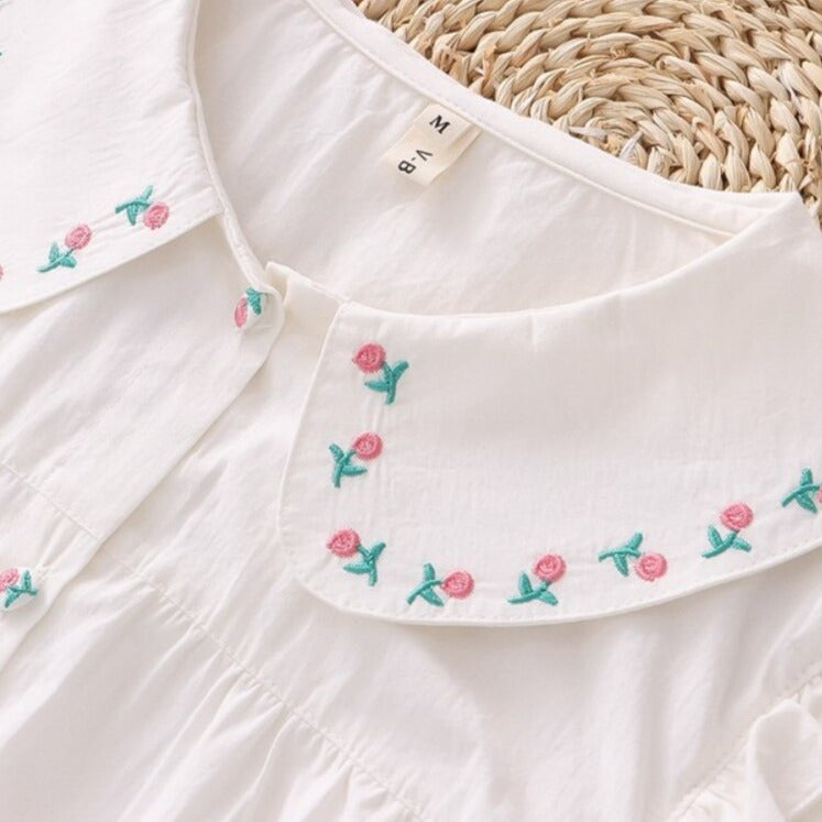 Cottage Floral Blouse Shirts