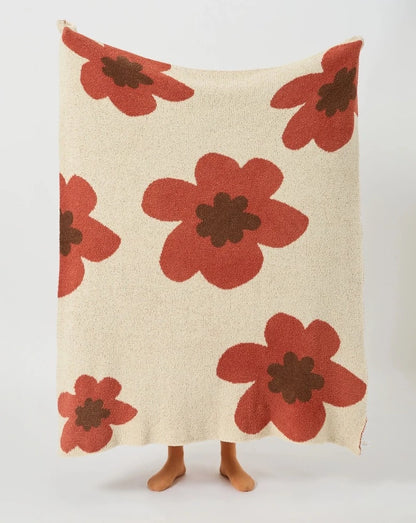 Autumnal Equinox Blossom Throw Blanket