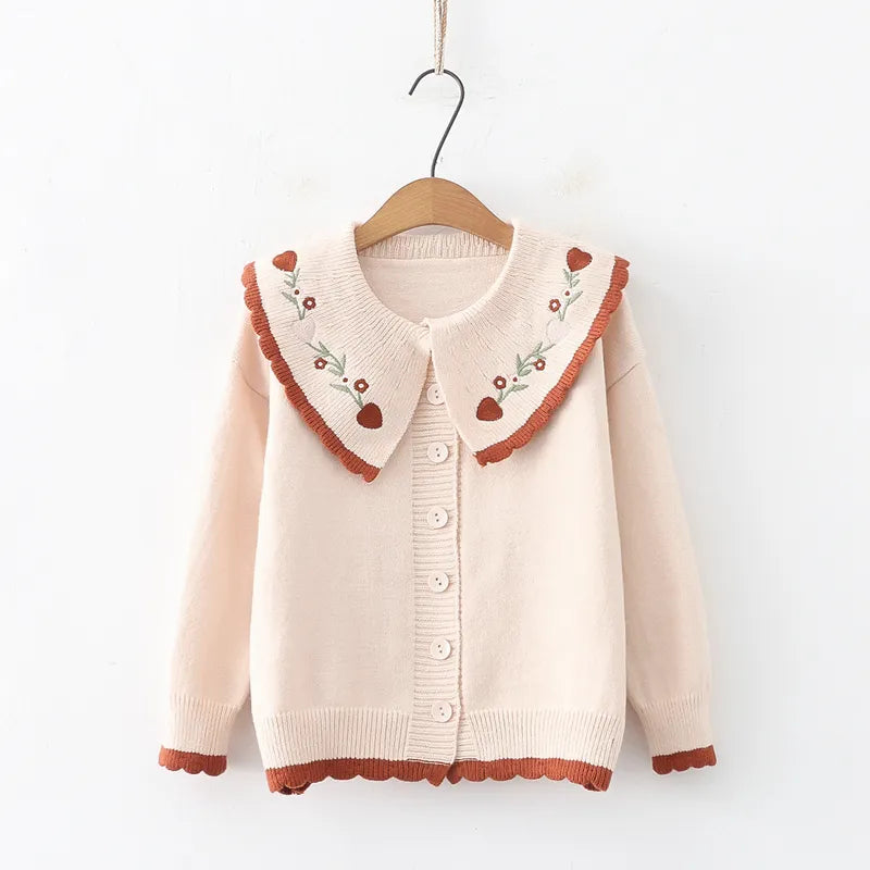 White Knit Cardigan Oversized Cardigan Women Knit Cardigan Autumn Winter Long Sleeves Sweet Sweaters Jacquard Pockets Casual Chic Kawaii Tops