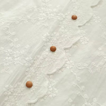 Plum Blossom Embroidered Women Blouse