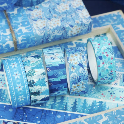 Snowy Wonderland Washi Tapes (set of 10)