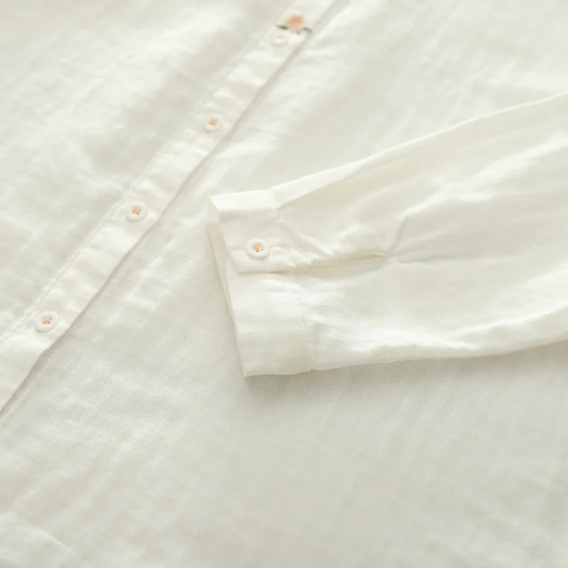 B&Y Rosy Touch Cotton Shirt
