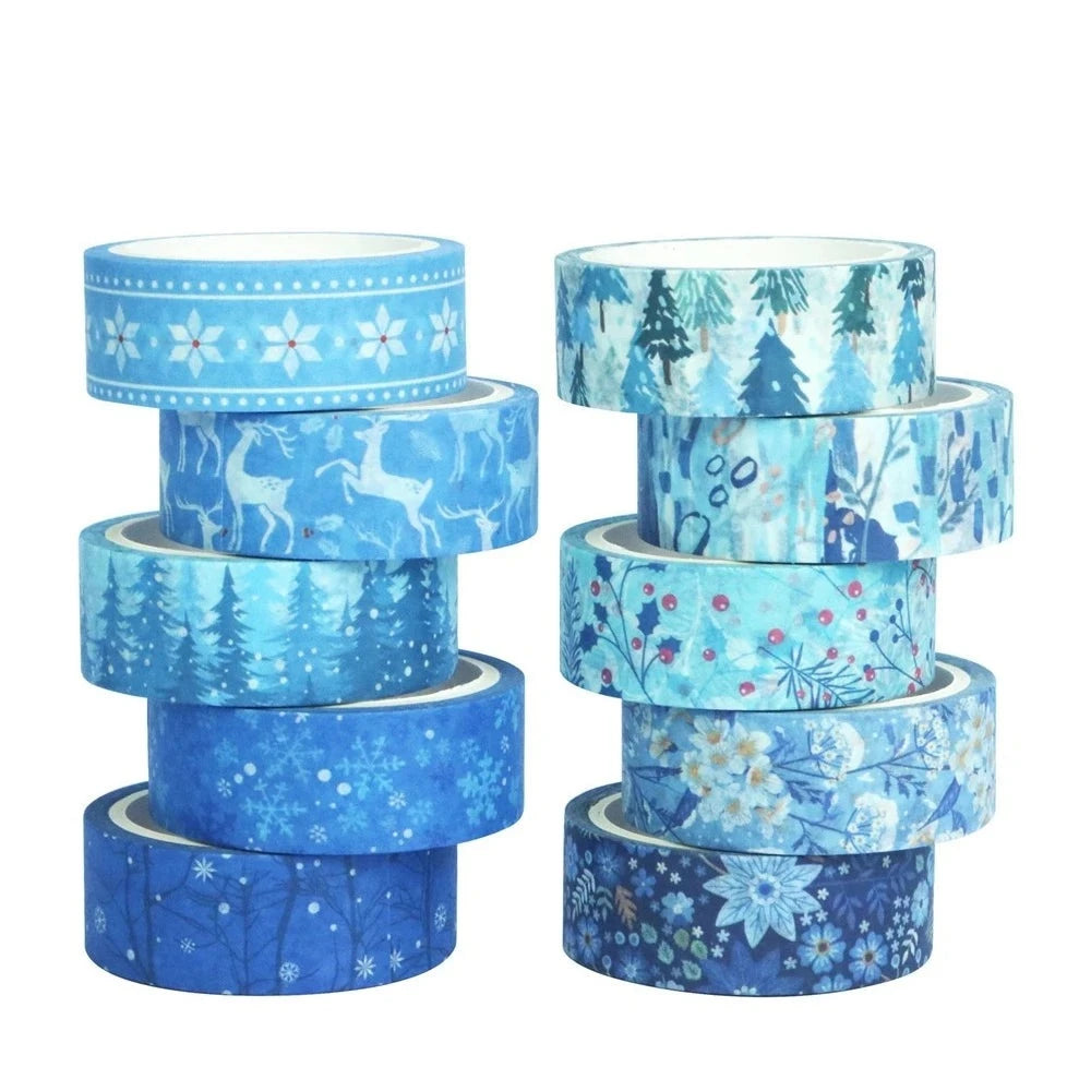 Snowy Wonderland Washi Tapes (set of 10)