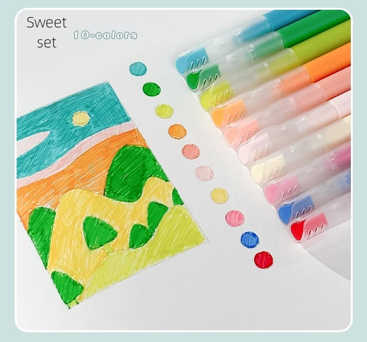 Multi-Colour Gel Pens (set of 10)