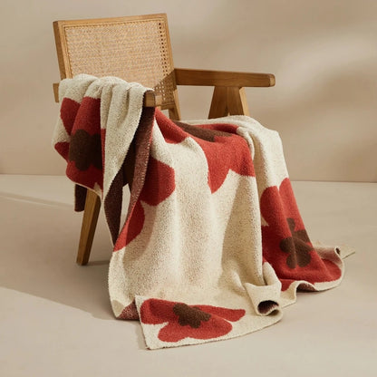 Autumnal Equinox Blossom Throw Blanket