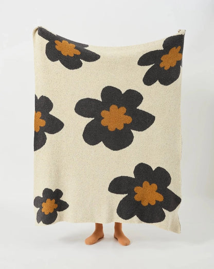 Autumnal Equinox Blossom Throw Blanket